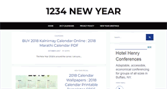 Desktop Screenshot of 1234newyear.com