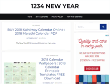 Tablet Screenshot of 1234newyear.com